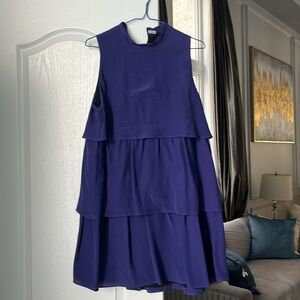 Just Cavalli Purple Dress Brand new! No tag! made in Italy size 42 M/L
